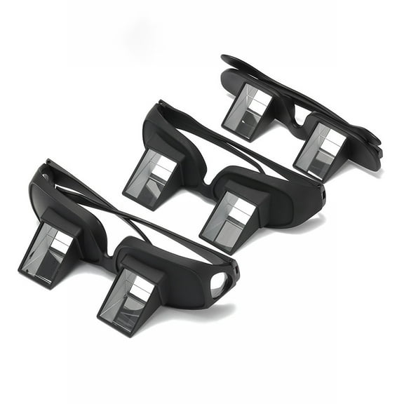 Lazy Glasses for Lie Down Reading Watching TV Glasses in Bed Prism Glasses Horizontal Spectacles Reduce Pressure on Face Rotate View 90 Degrees Glasses