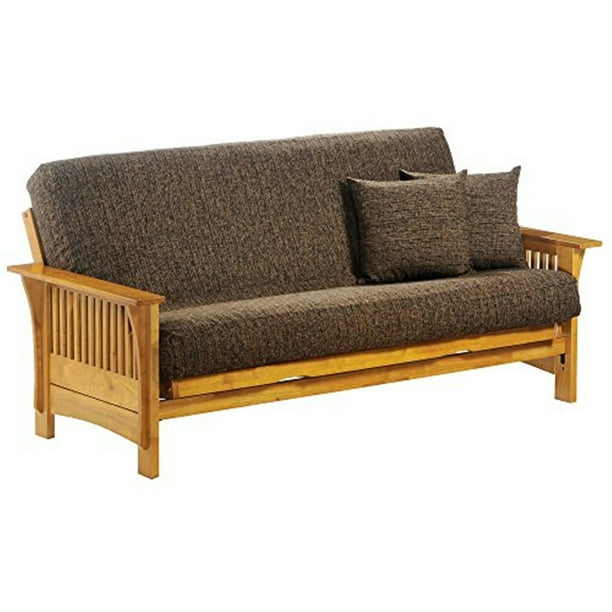 Autumn Queen Futon Frame in honey oak finishFinishHoney Oak Walmart
