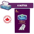 thumbnail image 2 of Royale Velour, 3 Ply Facial Tissue, 6 Flat Boxes, 82 Tissues per Box, 2 of 21