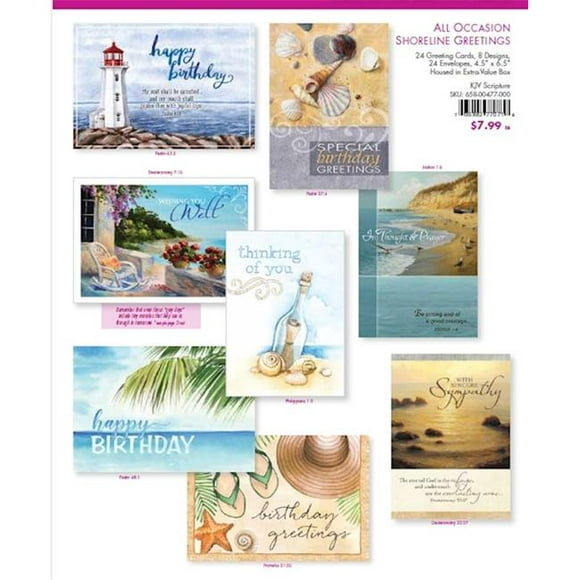 Faithfully Yours  Boxed Card for Value All Occasion Shoreline Greetings - Pack of 24