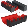 thumbnail image 3 of Durable Trading Card Deck Box Organizador Titular Almacenamiento Álbum Coleccionable Grande shamjiam Estuche de baraja de cartas coleccionables, 3 of 9