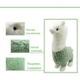 thumbnail image 2 of Llama Stuffed Animal, 15" Alpaca Plush Toy Big Doll Plushie Hug Pillow, Soft Fluffy Cushion Super Kawaii Gift for Birthday Girls and Lovers Washable (White), 2 of 7