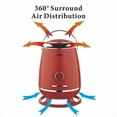 thumbnail image 4 of Optimus H-7231 Portable Oscillating Ceramic Heater with Thermostat & LED Display, 4 of 6