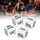 thumbnail image 1 of Dados De Orden De Vino Inglés, Juego De Dados Resistentes De 2 Juegos, Uso Fácil Y Duradero Para Reuniones Familiares, 1 of 7