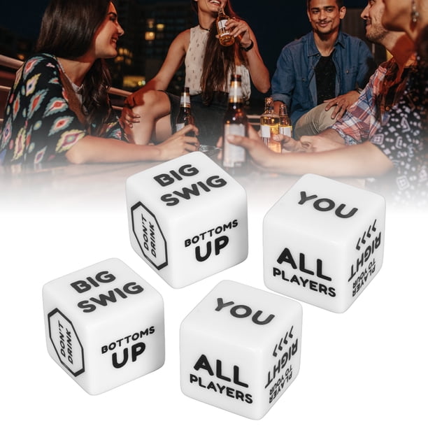 Dados De Orden De Vino Inglés, Juego De Dados Resistentes De 2 Juegos, Uso Fácil Y Duradero Para Reuniones Familiares