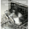 thumbnail image 2 of Koch Systeme CS 12-Inch Deep Sauté Pan, Tri-Ply Stainless Steel Deep Frying Pan, 2 of 7