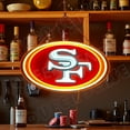 thumbnail image 2 of Queen Sense 16"x9" For San Franciscos Sports League LED Neon Sign for Wall Decor Dimmable USB Powered LED Light W116SF49LVVD-5VLED, 2 of 8