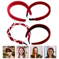 thumbnail image 2 of 4 Uds. Diademas para mujer, diademas para el pelo de Año Nuevo, tocado para chica adolescente, diademas anchas, diademas para lavar la cara, 2 of 4
