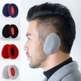 thumbnail image 2 of Trayknick 1 Pair Winter Ear Caps Thick Warm Soft Fleece Ear Warmer for Work, 2 of 13