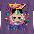 thumbnail image 3 of LOL Surprise! Dolls - Always Extra - Retro Shapes & Colors - Toddler & Youth Girls Short Sleeve Graphic T-Shirt, 3 of 5