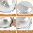 thumbnail image 4 of Clearance Under $20 Stainless Rice Strainer Enduring Sturdy Rice Washer Rice Strainer With Side Drainers Rice Washer Machine Rice Strainer For Cleanin, 4 of 7
