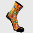 thumbnail image 3 of Yoga Dog Socks (Mini-Crew) S / Orange, 3 of 3