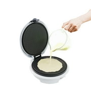 Chef Buddy Electric Nonstick Waffle Cone Maker with Shaper Cone (White)