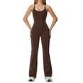 thumbnail image 1 of Monos for mujer, barra lateral, espalda cruzada, tanque de una pieza, deportes, espalda calada, mono de Yoga, traje de Yoga, levantamiento de cadera, 1 of 7