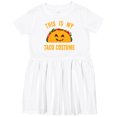 thumbnail image 3 of Inktastic Taco Costume Girls Toddler Dress, 3 of 5