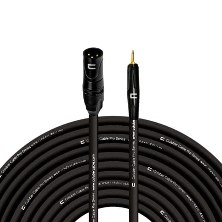 Coluber Cable Unbalanced XLR Male - 3.5mm TS Professional Microphone Cable