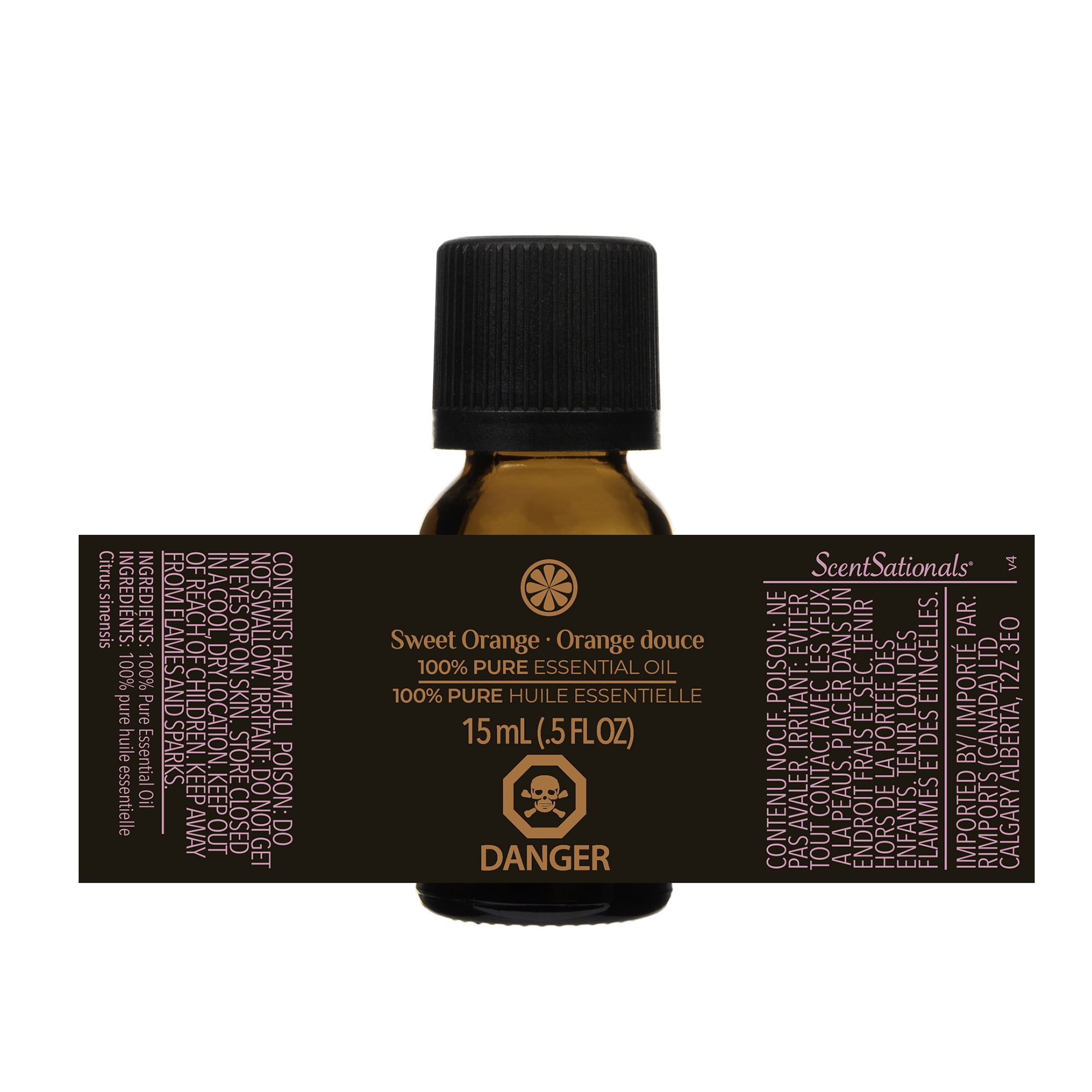 ScentSationals 100% Essential Oil - Sweet Orange, 15 mL (0.5 fl oz)