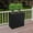 Black, variant on ToppiJoy 38*15*15in Rectangular Planter Box, Tall Steel Metal Planter Large Long Box Plant Pot for Outdoors, Modern Heavy Duty Flower Pot for Patio, Deck, Yard, Garden (Brown)