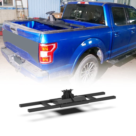 Universal Roll Spare Tyre Carrier,Adjustment Width Up to 66.2"-74.8",Compatible with Most Off-Road tire