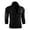 Black, variant on Mens Windbreak Lightweight Stretch, Breathable, and Quick Drying Running Compression Shirts Jackets, Workout Track Athletic Gym Sweatshirts with Hood Collar Black