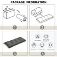 thumbnail image 3 of Baibu Tufted Bench Cushion Loveseat Cushion with Tires Suitable for Garden Patio Bench Indoor Furniture with Anti-slip Bottom, Grey, 40"x15"x3", 3 of 7