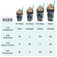 thumbnail image 3 of Insulated Neoprene Cup Sleeve, Reusable Drink Sleeve for Iced Coffee, Beverage Holder for Hot and Cold, Fits 16 to 32 Oz Tumblers, Retro Floral, 3 of 8