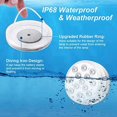 thumbnail image 5 of Luces de Piscina Luces LED Sumergibles con Control Remoto RF, 13 LED Luz SubacuáTica Impermeable con Imanes Ventosas Paquete de 2, 5 of 5