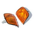 thumbnail image 6 of Pair Amber Corner Light Turn Signal Cover Left Right For Mercedes E-Class W124 1985-1995 Driver Passenger Side, 6 of 8