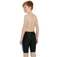 thumbnail image 3 of Sporti Piped Splice Swim Jammer Swimsuit Youth (22-28) - Black/Orange - 22Y, 3 of 11