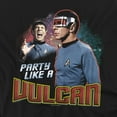 thumbnail image 2 of Star Trek Party Like A Vulcan Officially Licensed Adult T-Shirt S, 2 of 7