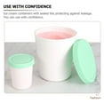 thumbnail image 4 of Hemoton 2pcs Silicone Dessert Cups Yogurt Holder Multifunctional Food Buckets Ice Cream Buckets, 4 of 6