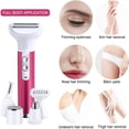 thumbnail image 4 of LOVEVER Electric Shaver for Women 5 in 1 Portable Multifunction Bikini Trimmer Set Wet & Dry Painless Razor for Women Rechargeable Low Razors for Legs Eyebrow Nose Face Bikini Area Pubic, 4 of 7