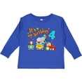 thumbnail image 3 of Inktastic Its My Birthday Circus Train 4th Birthday Boys or Girls Long Sleeve Toddler T-Shirt, 3 of 5