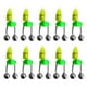 thumbnail image 1 of Campana de alarma Luz de alarma de cebo de mordida de caña de pescar nocturna LED de 10 piezas con i Tomshoo Campana de alarma, 1 of 7