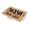 thumbnail image 4 of New Letter Door Mat Non Slip Mat Bedroom Living Room Carpet Mat - Holiday Spooky Night (B), 4 of 4