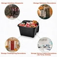 thumbnail image 4 of SimplyKleen 18-Gallon Stacking Plastic Storage Containers with Lids, Black Body/Black Lid (Pack of 4), 4 of 8