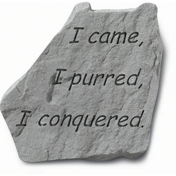 Kay Berry- Inc.  I Came-I Purred-I Conquered - Garden Accent - 9 Inches x 9 Inches