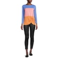 thumbnail image 2 of Nine.Eight Women’s Twist Knot Pullover Top with Long Sleeves, 2 of 5