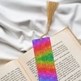 thumbnail image 6 of Kdxio Colorful Glitter Print Metal Tassel Bookmarks,Perfect Gift for Art Lovers and Bookworms Metal Bookmarks for Women, 6 of 8