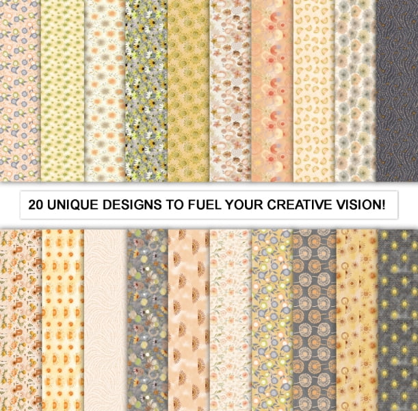 Soimoi 40 Pcs Printed Cotton Fabric Squares Bundles Charm Packs for Quilting, Fat Quarter Layer Cakes, Scraps for Crafts,Precuts Quilt Squares 5 x 5 inches, DIY Fabric Bundle