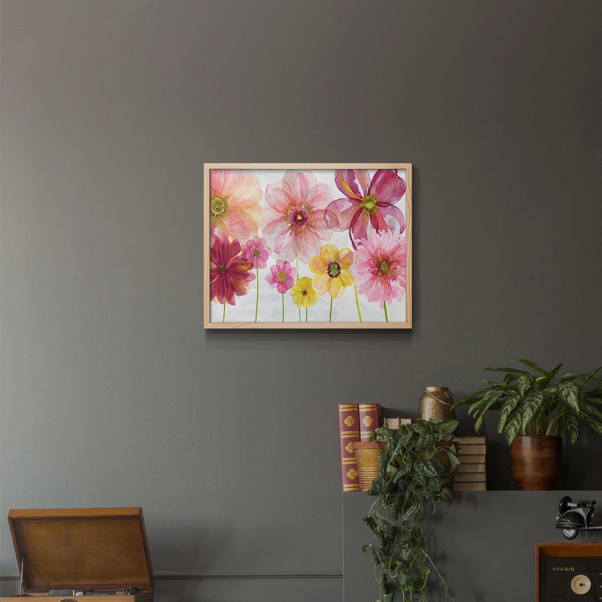Pop Of Spring by Carol Robinson - Restickable Framed Giclée Print