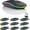 10 pack black, variant on General Wireless Bluetooth Mouse,LED Dual Mode Rechargeable Silent Slim Laptop Mouse,Portable(BT5.2+USB Receiver) Dual Mode Computer Mice,for Laptop,Desktop Computer,ipad Tablet,Phone,TV (Grey)