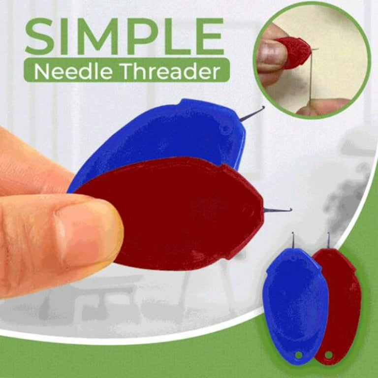 10 Pcs Needle Threader for Hand Sewing Plastic Wire Loop Simple