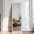 thumbnail image 4 of Kosmonia 58x16 Frameless Full Length Mirror, Dimmable 3 Color LED Light w/Memory Function, Distortion Free, HD Reflection & Anti Desilvering, Tempered Glass & Shatter Proof Film Doubling Safety, 4 of 7