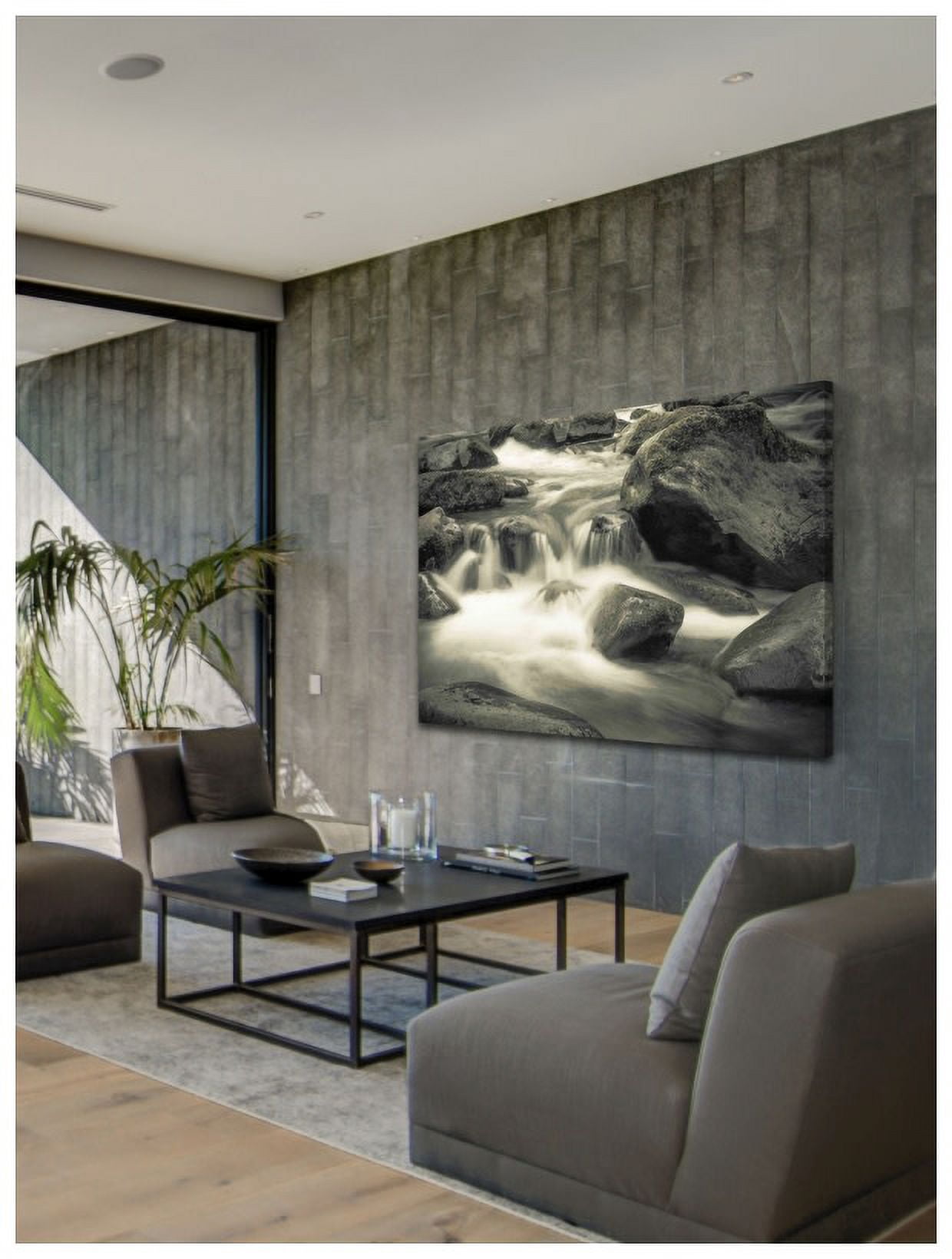Marmont Hill "Flowing" Painting Print on Canvas