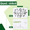 thumbnail image 2 of 2 Pcs Tableau Blanc Effaçable à Sec Réutilisable Double Face avec 4 Marqueurs en 4 Couleurs, Ensemble de Tableau d'Écriture Portable Effaçable pour Enseignants, Étudiants, Enfants, 8.3 x 11.8 Pouces, 2 of 7