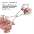 thumbnail image 4 of Bearachild Máquina para hacer albóndigas de acero inoxidable, aparato de cocina profesional para el hogar, dispositivo Manual para hacer bolas, Clip para Cocina y Comedor S Bearachild HA064141-01, 4 of 6