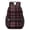Maroon and Pink, variant on Maroon and Pink Checkered Pattern 17" School Backpacks for Teens,Waterproof Oxford Fabric,S-Shape Padded Straps for School,Travel,Hiking,Camping