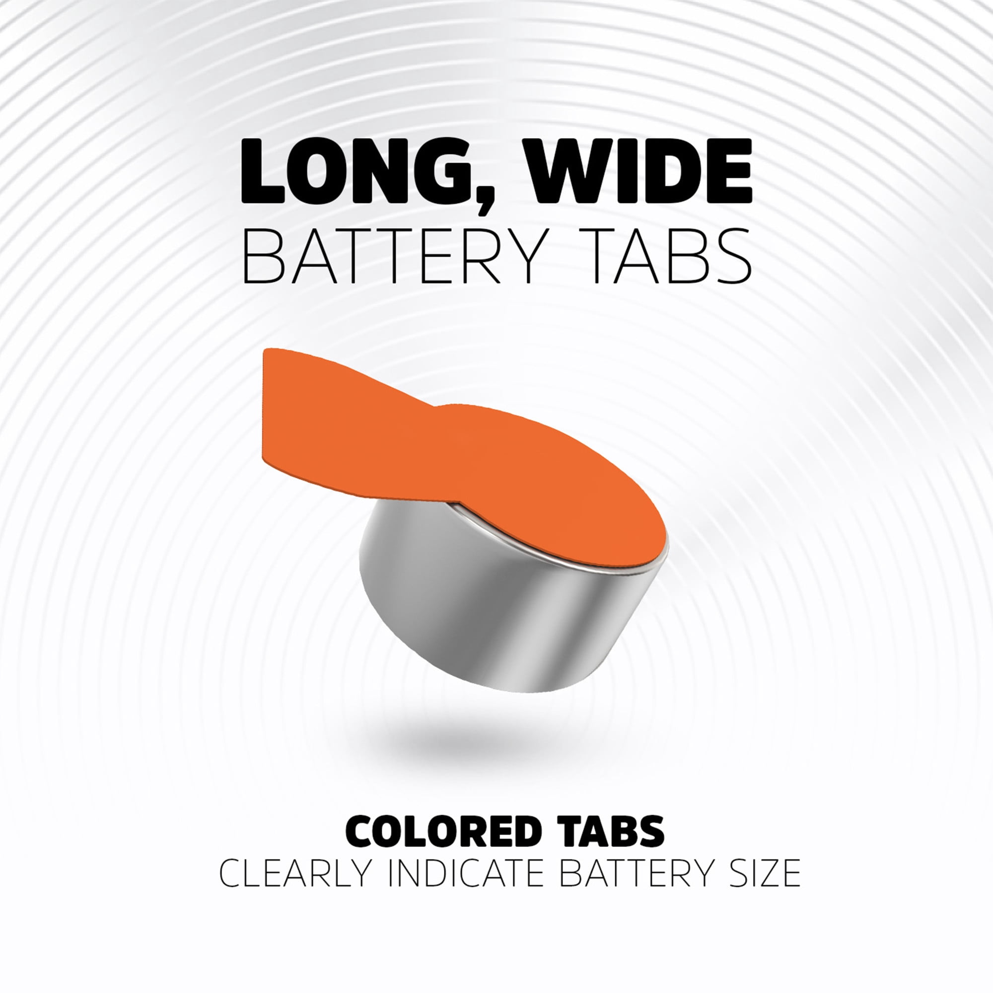 (2 pack) Energizer Hearing Aid Batteries Size 13, Orange Tab, 24 Pack