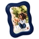 thumbnail image 1 of Marco de fotos Isaac Jacobs Curved Deco 4x6, azul marino, 1 of 4